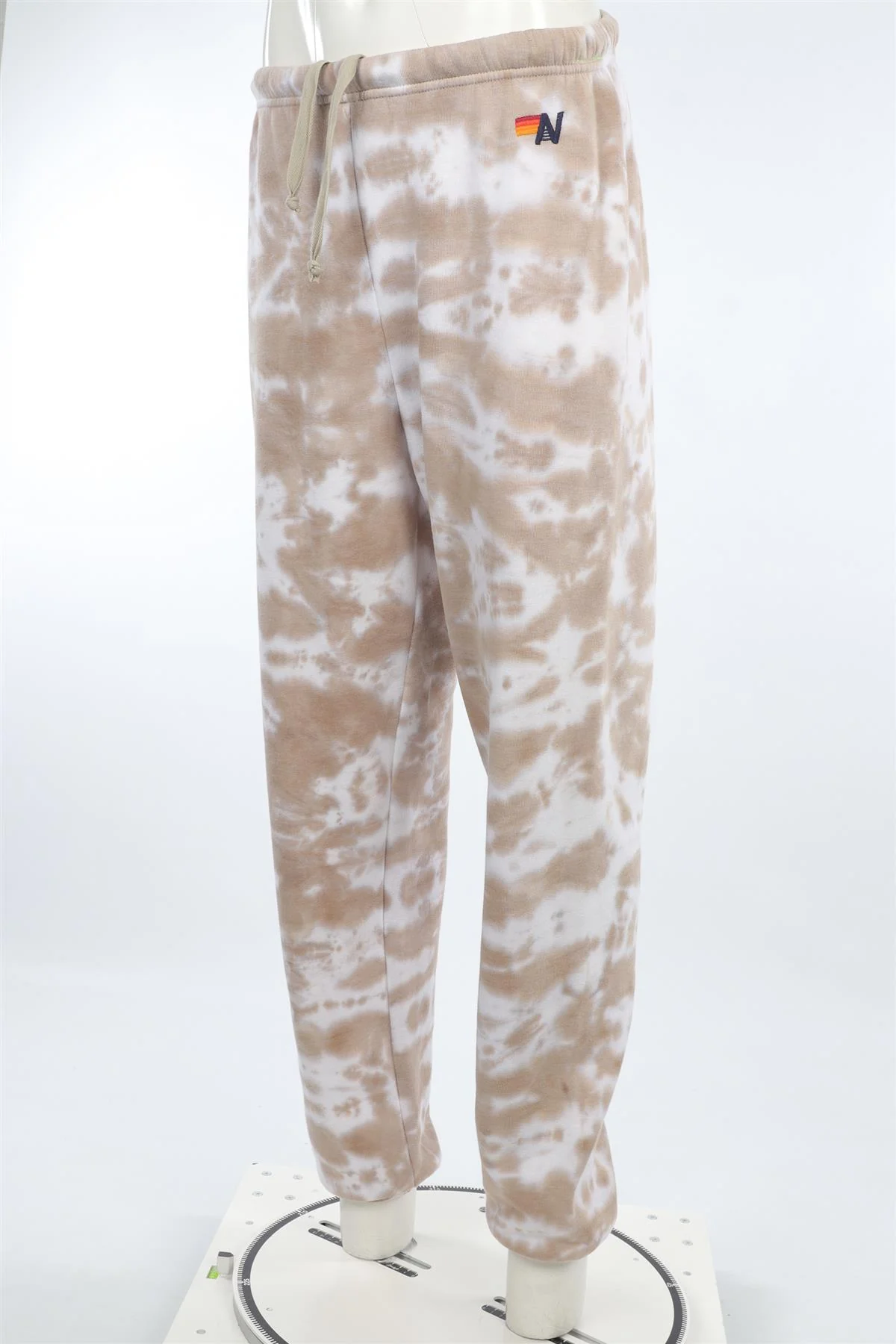 AVIATOR NATION BEIGE COTTON TRACK PANTS MEDIUM - Image 3