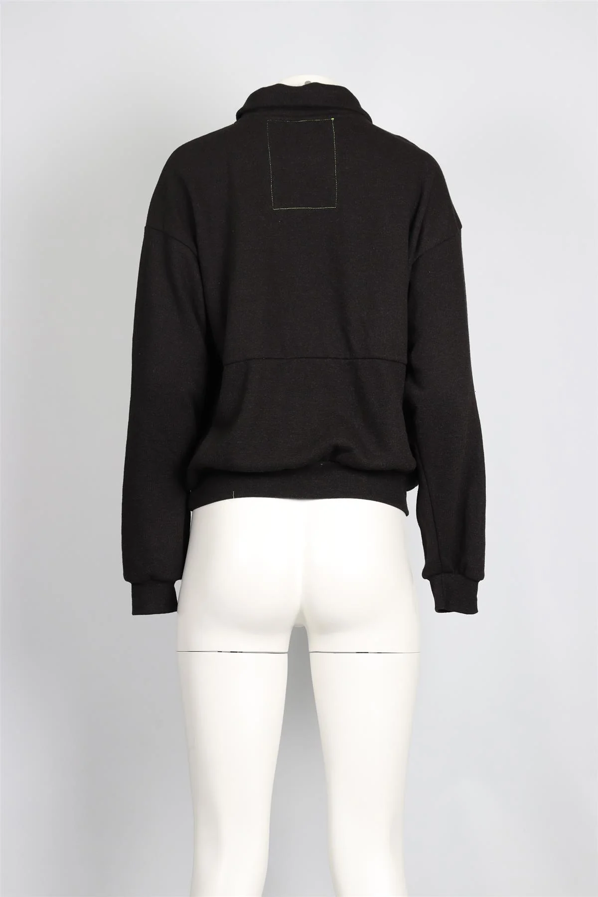 AVIATOR NATION BLACK COTTON BLEND SWEATSHIRT SMALL - Image 4