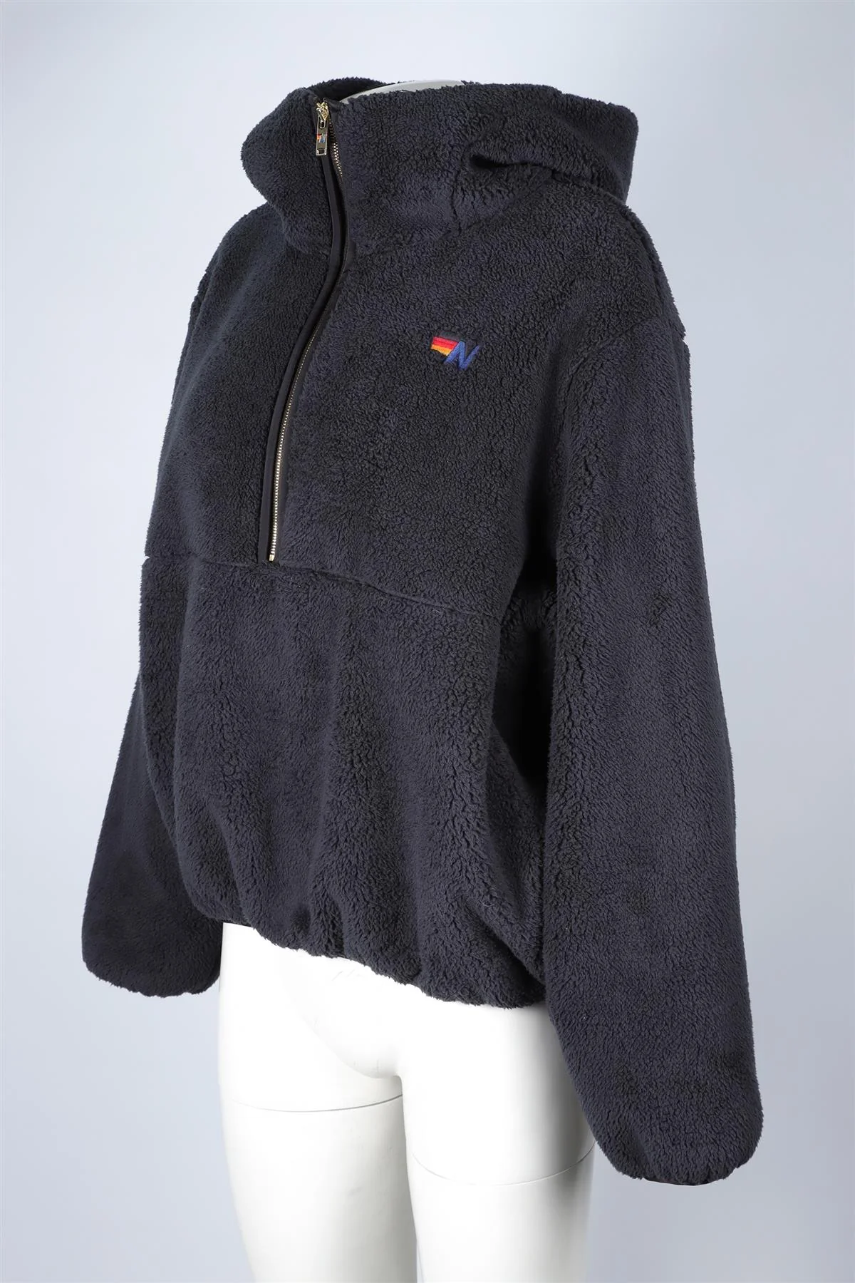 AVIATOR NATION BLACK FLEECE HOODIE MEDIUM - Image 3