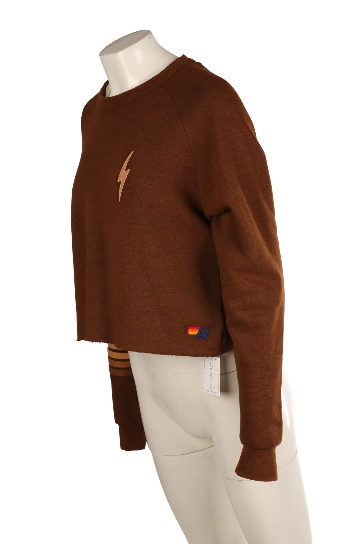 AVIATOR NATION BROWN COTTON SWEATSHIRT MEDIUM - Image 3