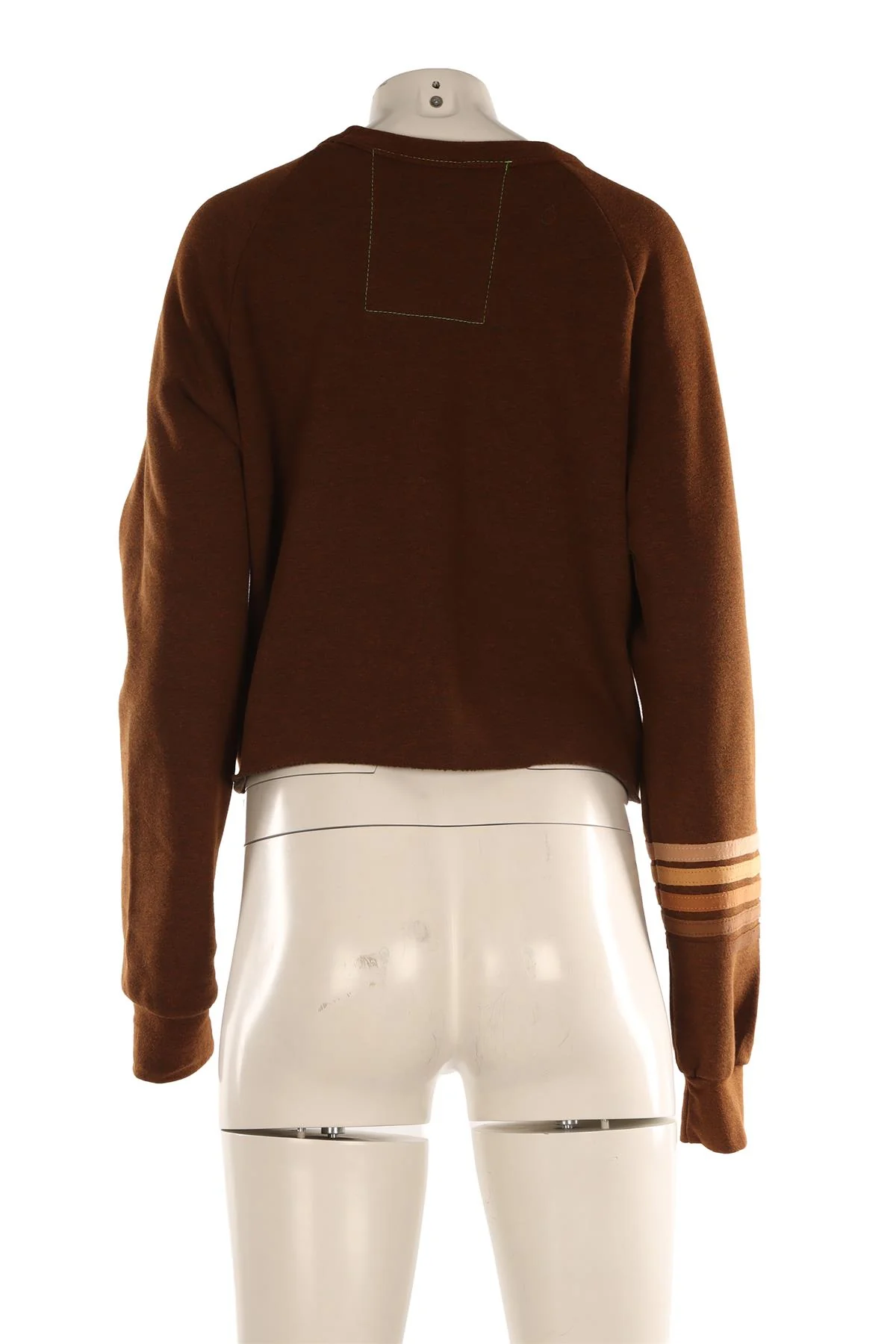 AVIATOR NATION BROWN COTTON SWEATSHIRT MEDIUM - Image 4