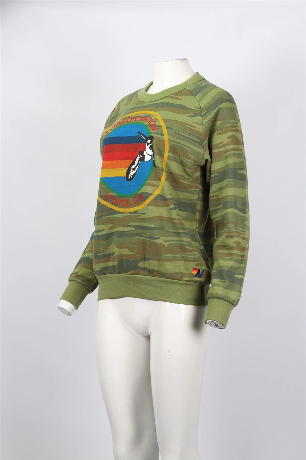 AVIATOR NATION COTTON BLEND SWEATSHIRT SMALL - Image 3
