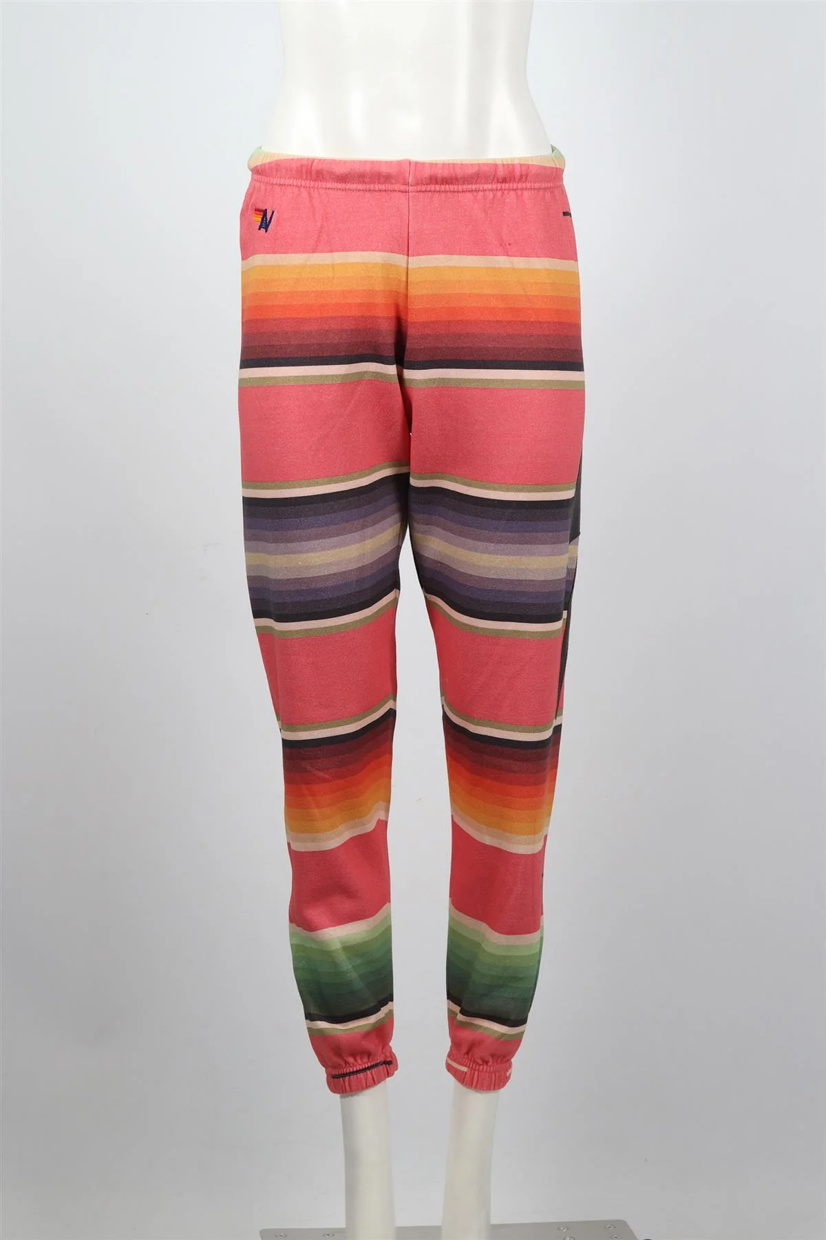 AVIATOR NATION COTTON BLEND TRACK PANTS SMALL - Image 6