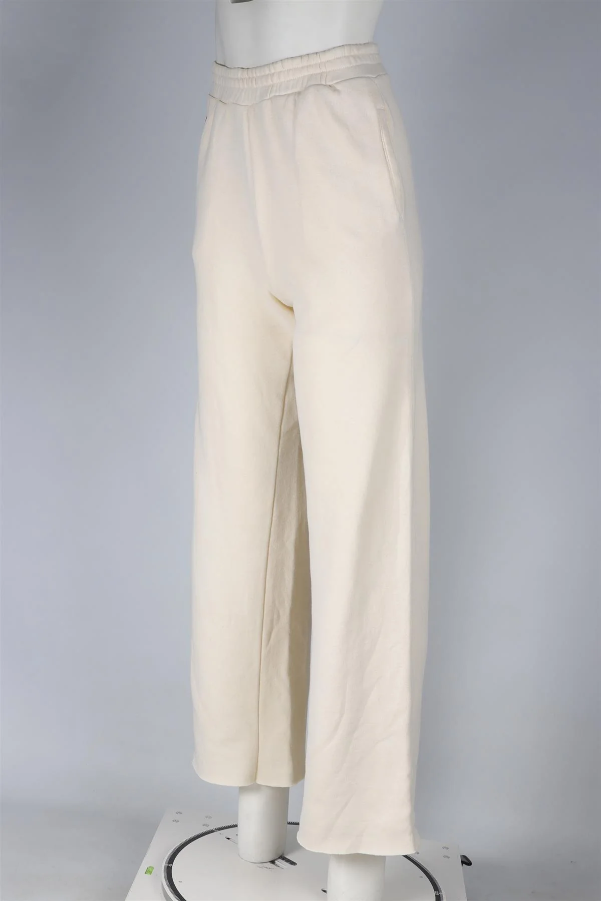 AVIATOR NATION CREAM COTTON TRACK PANTS XSMALL - Image 3