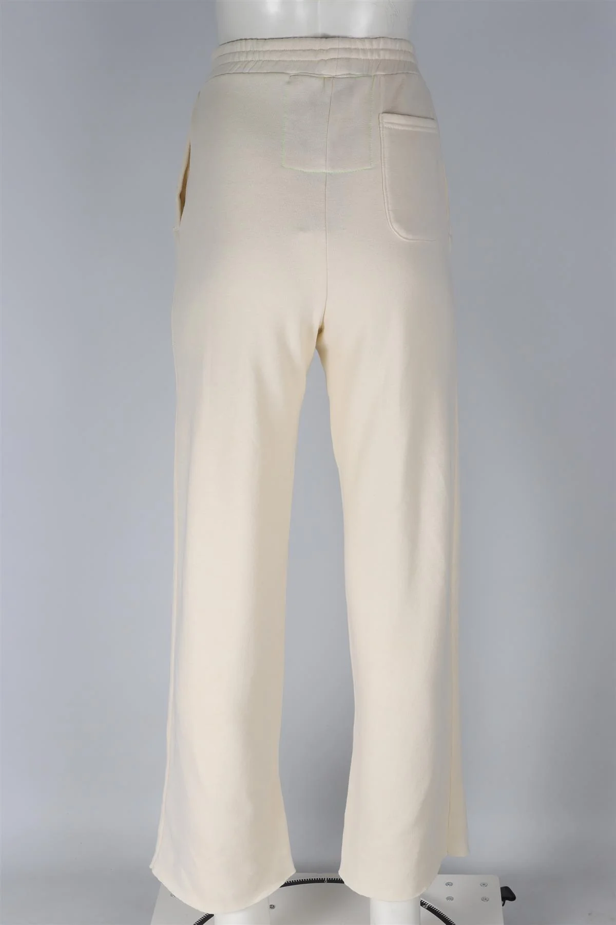 AVIATOR NATION CREAM COTTON TRACK PANTS XSMALL - Image 4