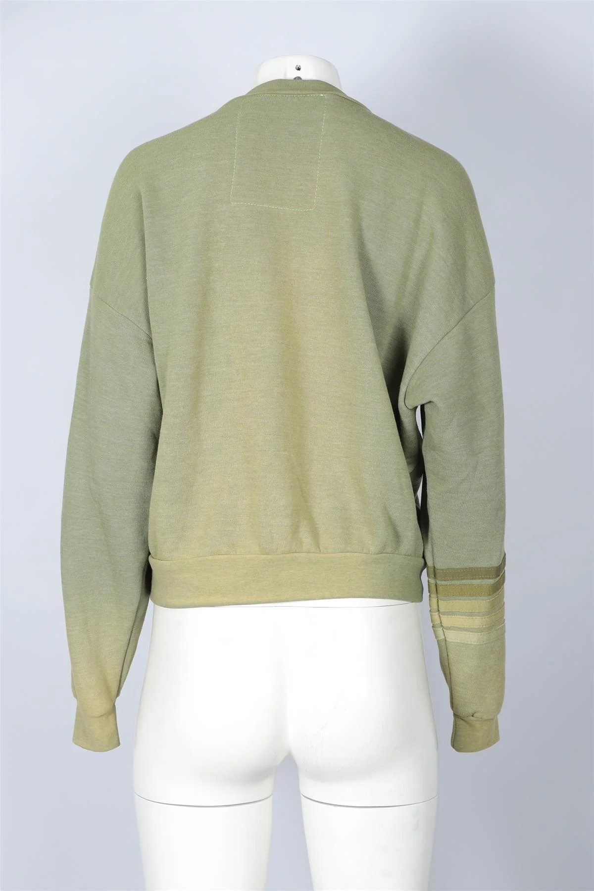 AVIATOR NATION GREEN COTTON SWEATSHIRT XSMALL - Image 4