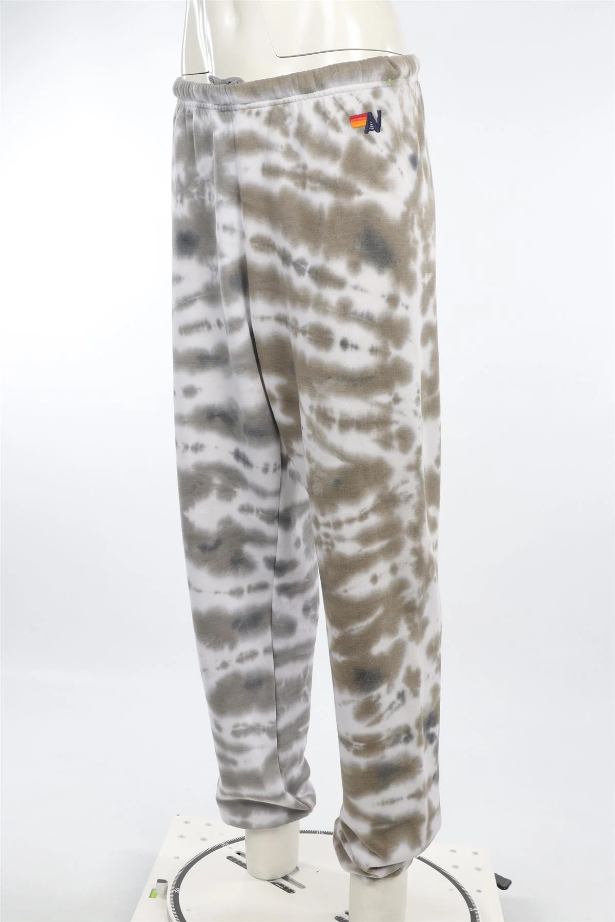 AVIATOR NATION GREEN COTTON TRACK PANTS MEDIUM - Image 3