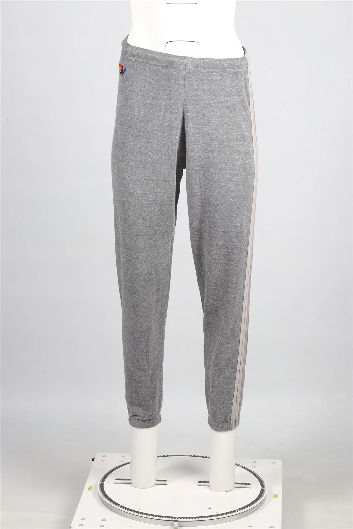 AVIATOR NATION GREY COTTON TRACK PANTS XSMALL - Image 2