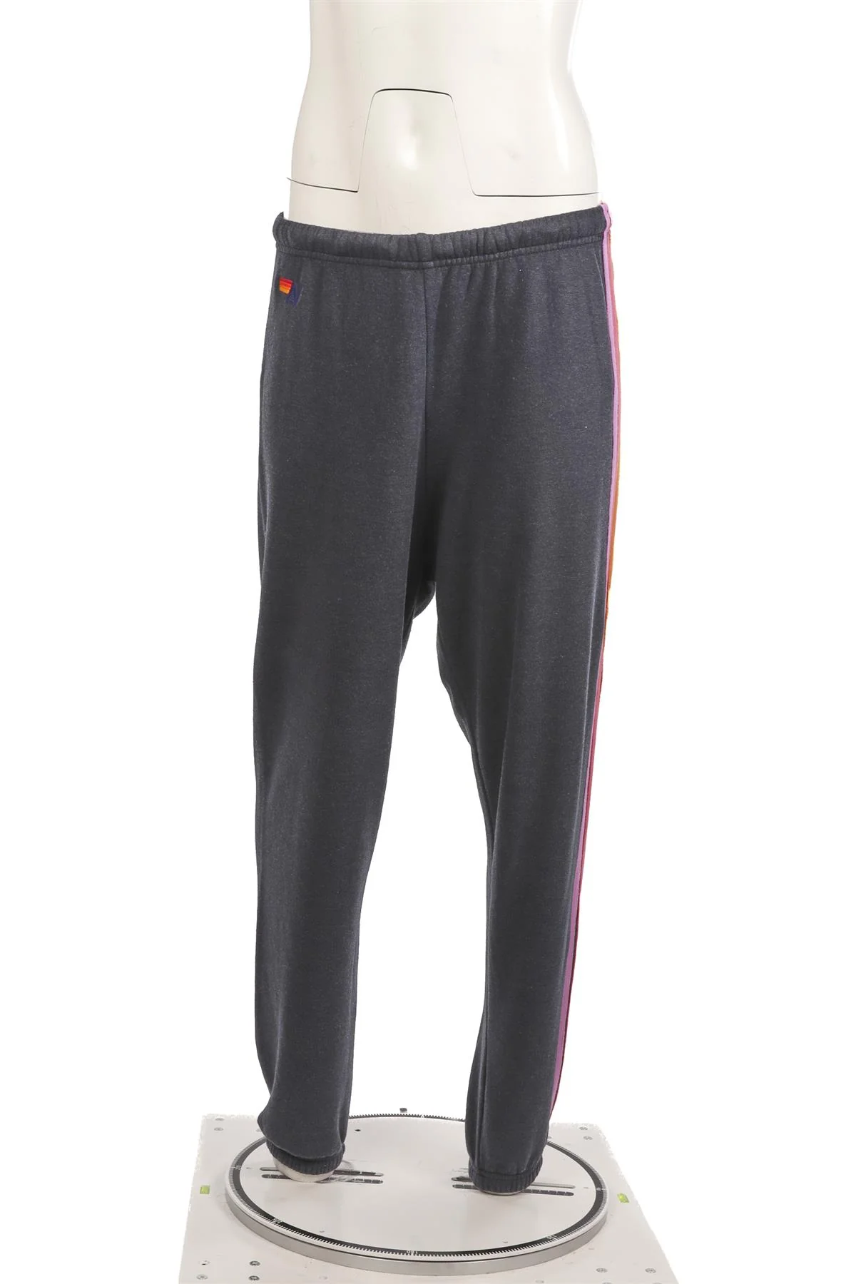 AVIATOR NATION NAVY COTTON TRACK PANTS MEDIUM - Image 2