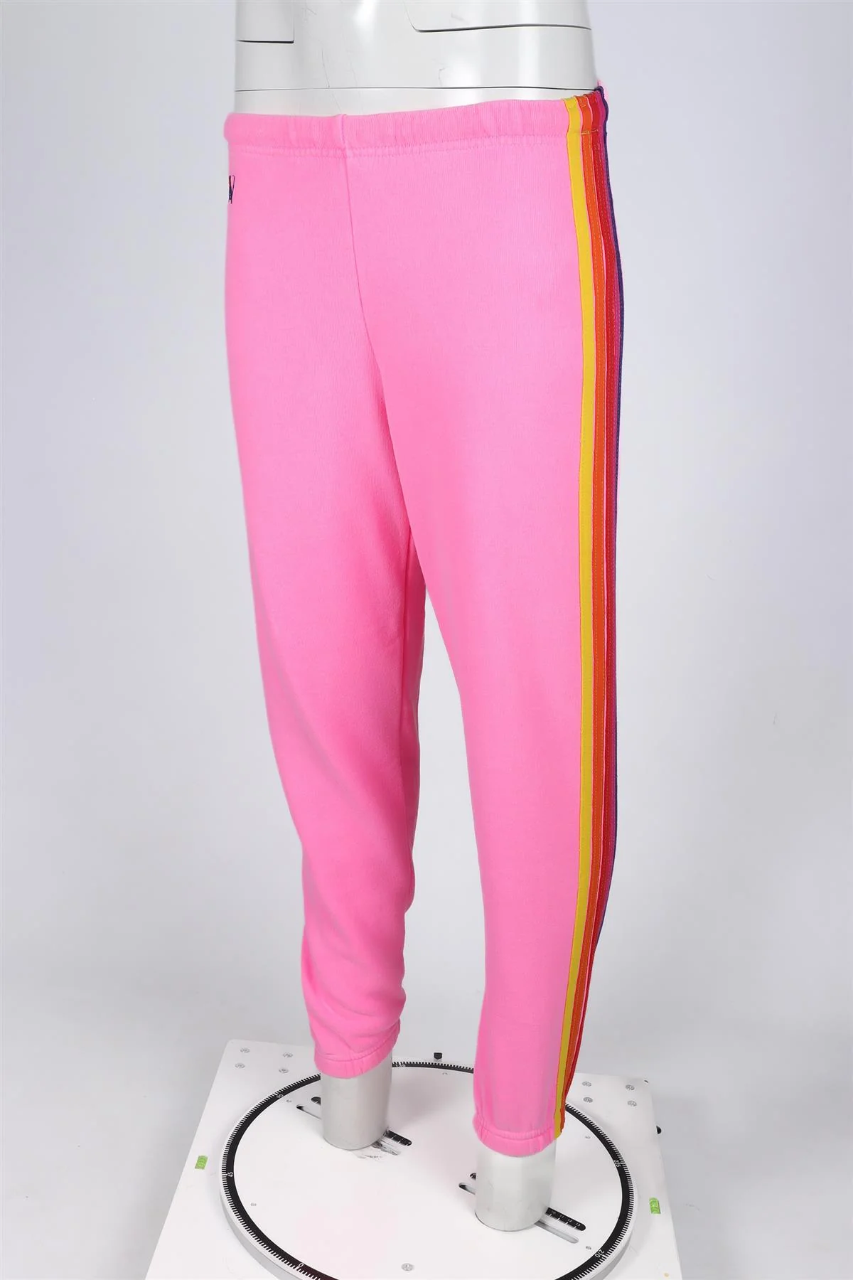 AVIATOR NATION PINK COTTON TRACK PANTS X-SMALL - Image 3