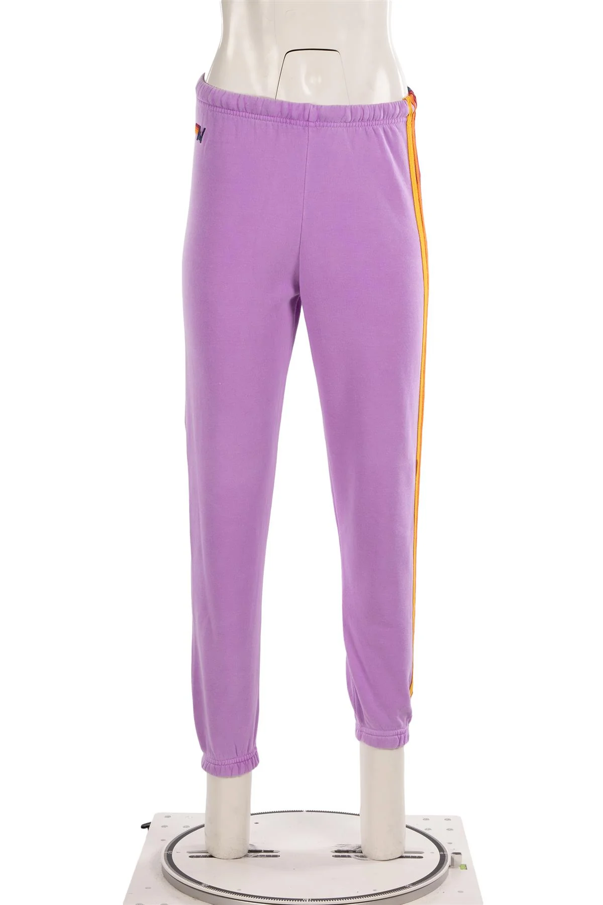 AVIATOR NATION PURPLE COTTON TRACK PANTS XSMALL - Image 2