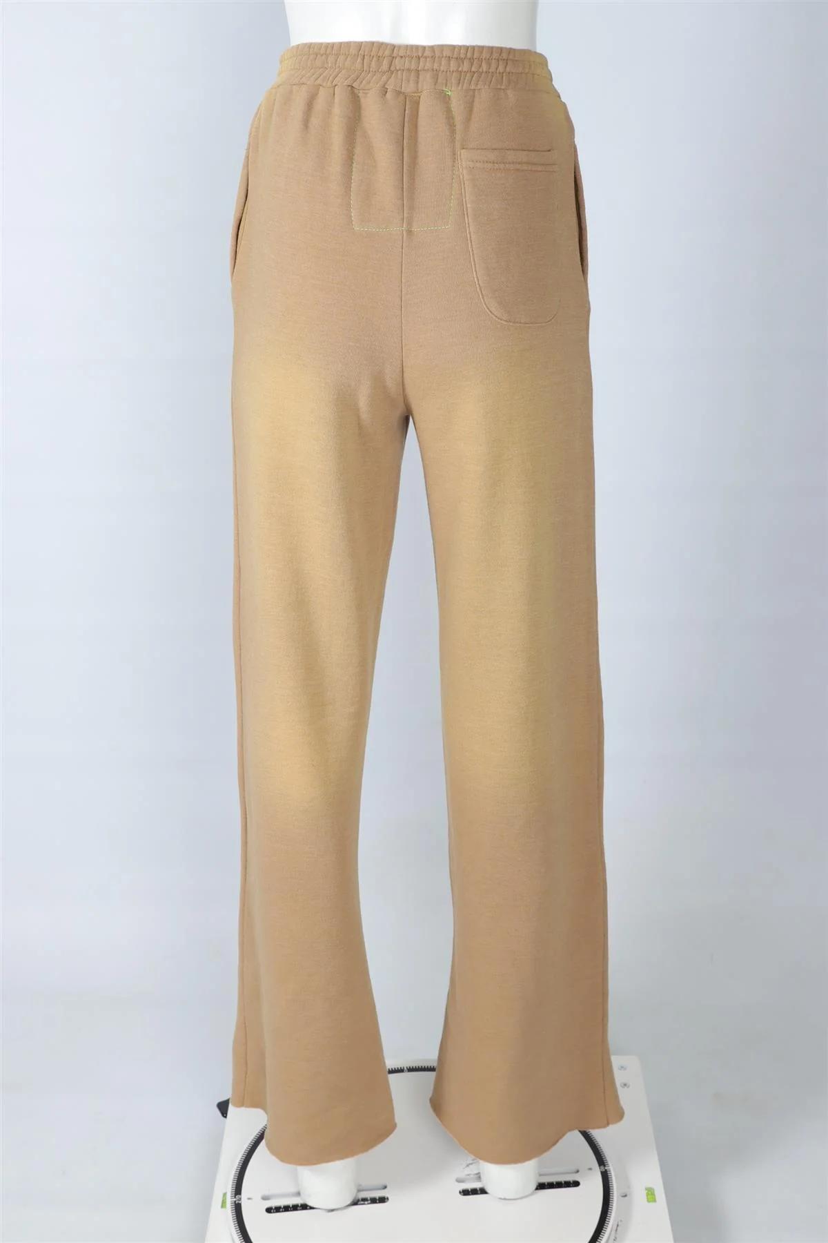 AVIATOR NATION TAN COTTON TRACK PANTS SMALL - Image 4