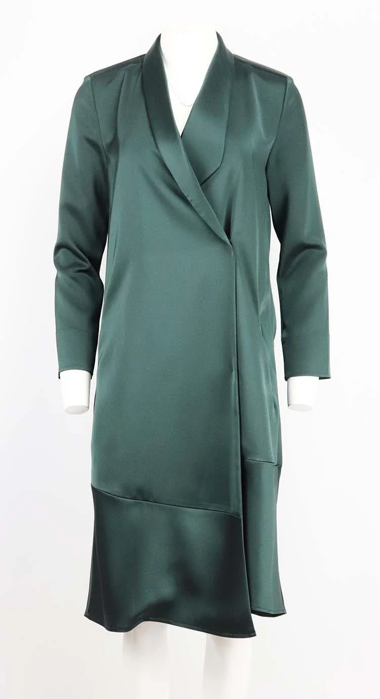 AYR SATIN WRAP DRESS SMALL - Image 2