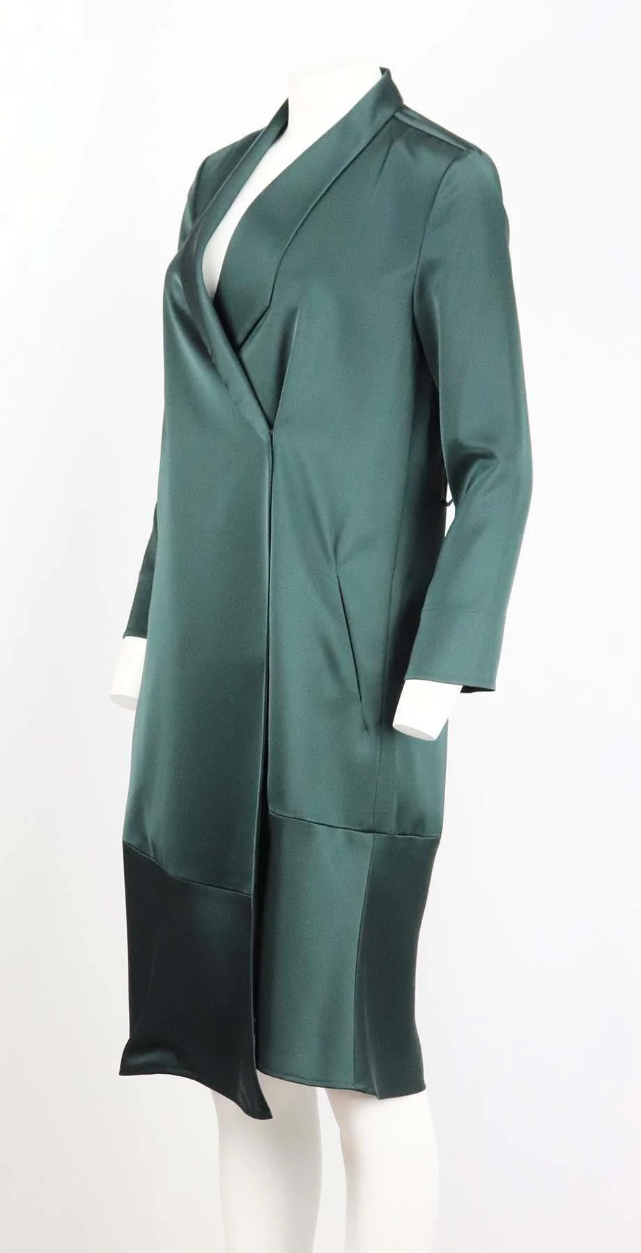 AYR SATIN WRAP DRESS SMALL - Image 3