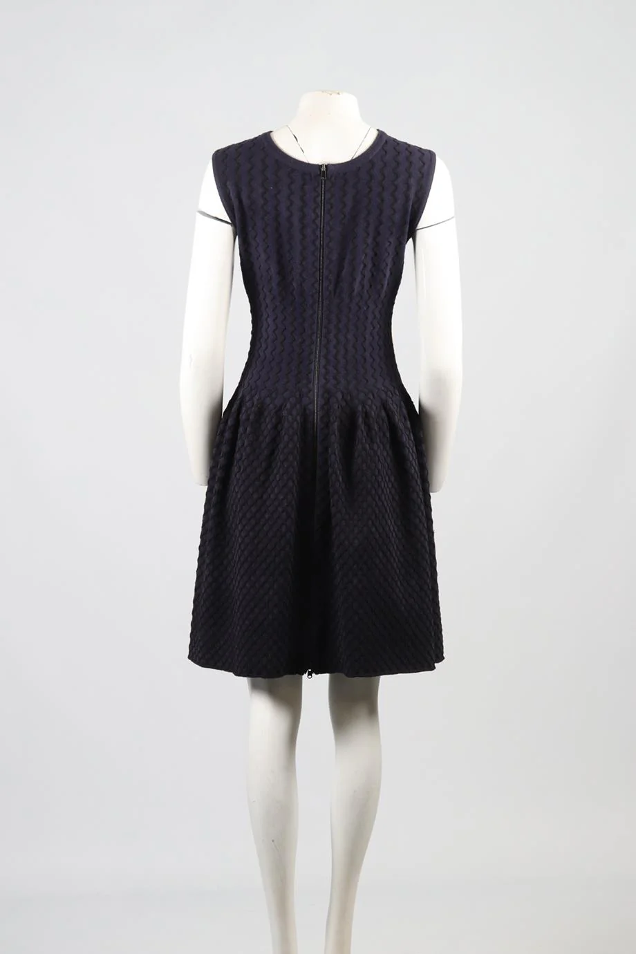 AZZEDINE ALAÏA COTTON BLEND MINI DRESS FR 42 UK 14 - Image 4