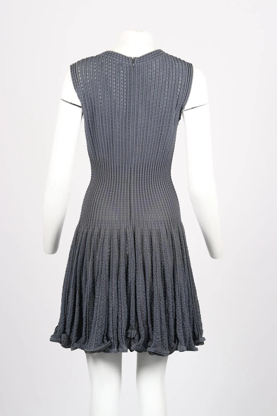 AZZEDINE ALAÏA CROCHET KNIT DRESS MEDIUM - Image 4