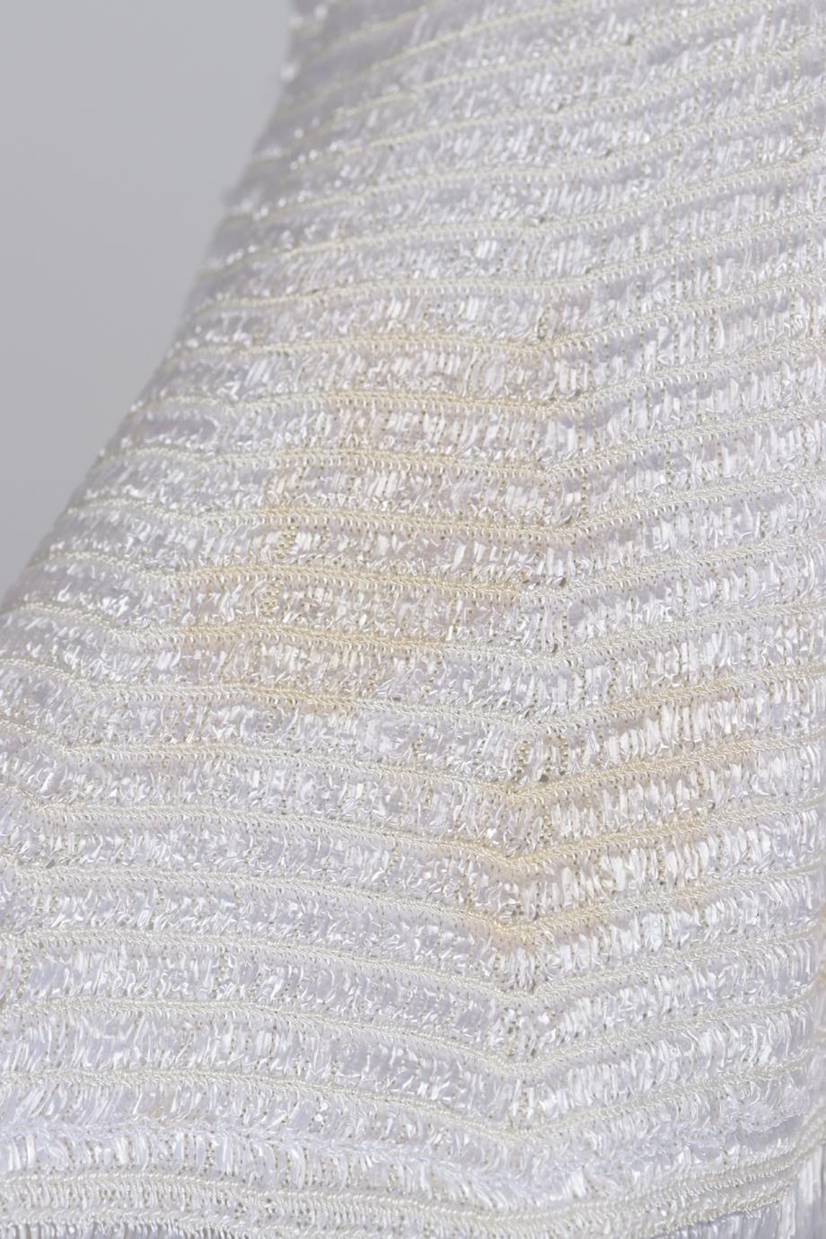 AZZEDINE ALAÏA RAFFIA MINI SKIRT FR 36 UK 8 - Image 5
