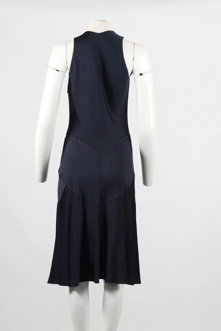 AZZEDINE ALAÏA STRETCH JERSEY MIDI DRESS FR 40 UK 12 - Image 4