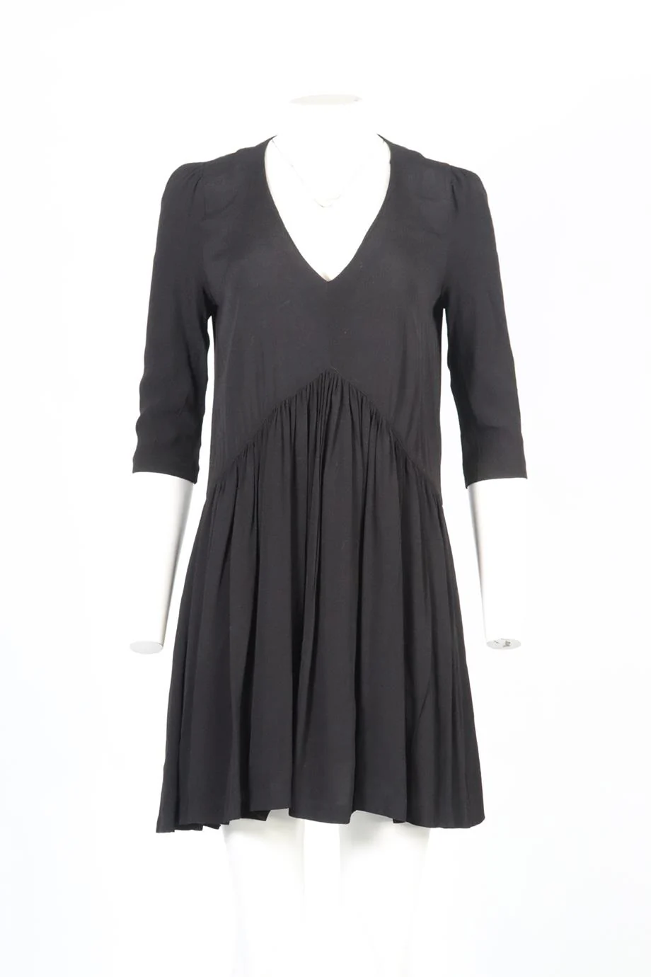 BA&SH CREPE MINI DRESS UK 8 - Image 2