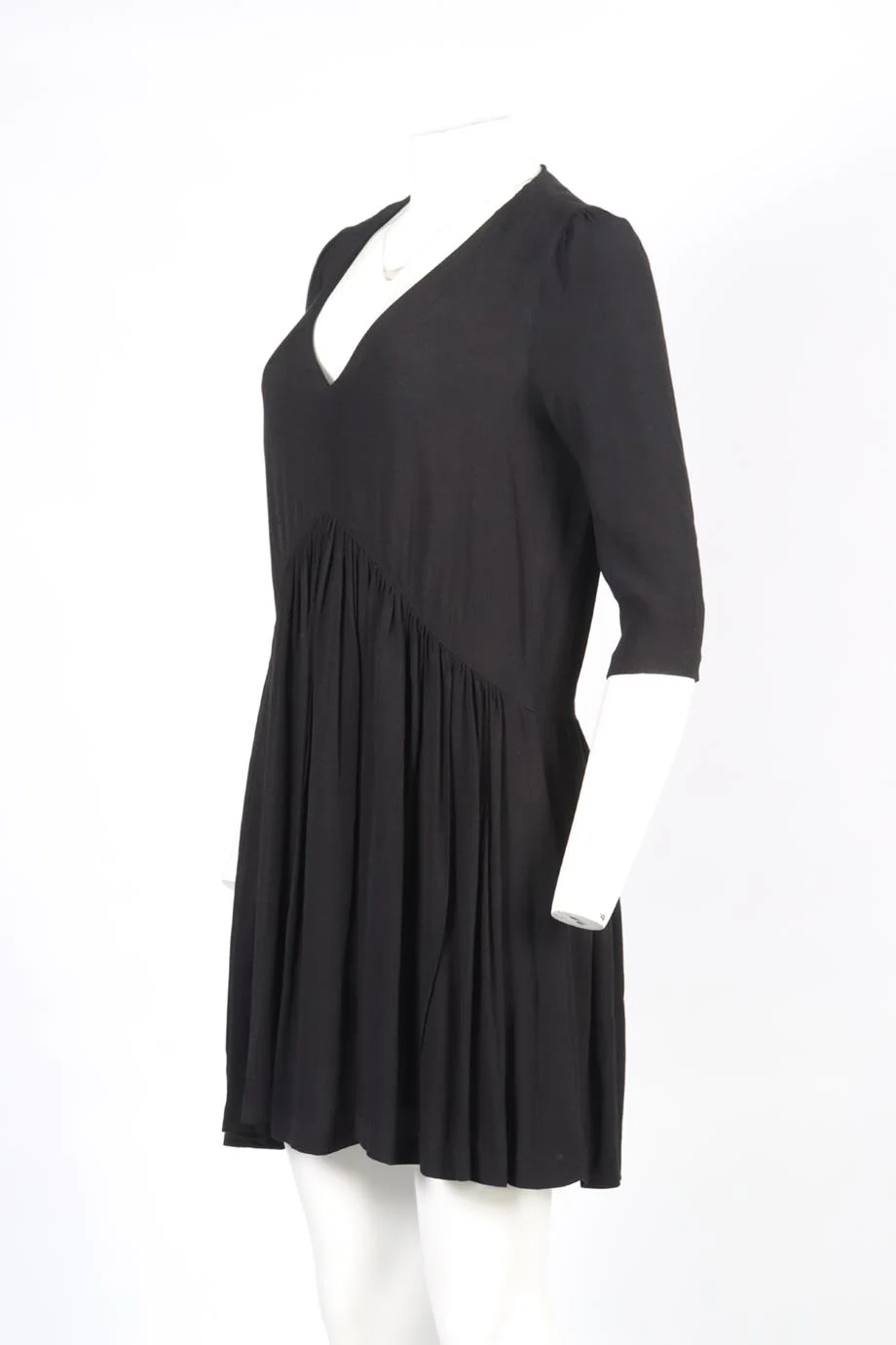 BA&SH CREPE MINI DRESS UK 8 - Image 3