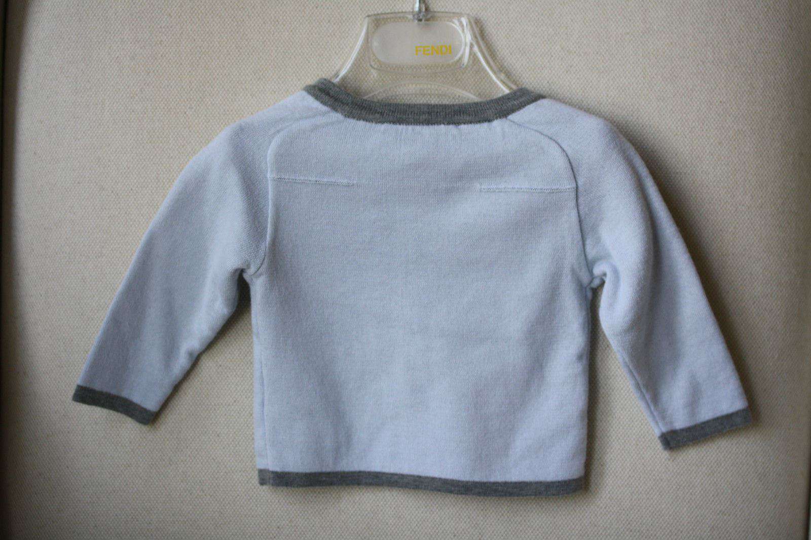 BABY DIOR BLUE CASHMERE BLEND CARDIGAN AND TROUSERS OUTFIT 6 MONTHS - Image 4