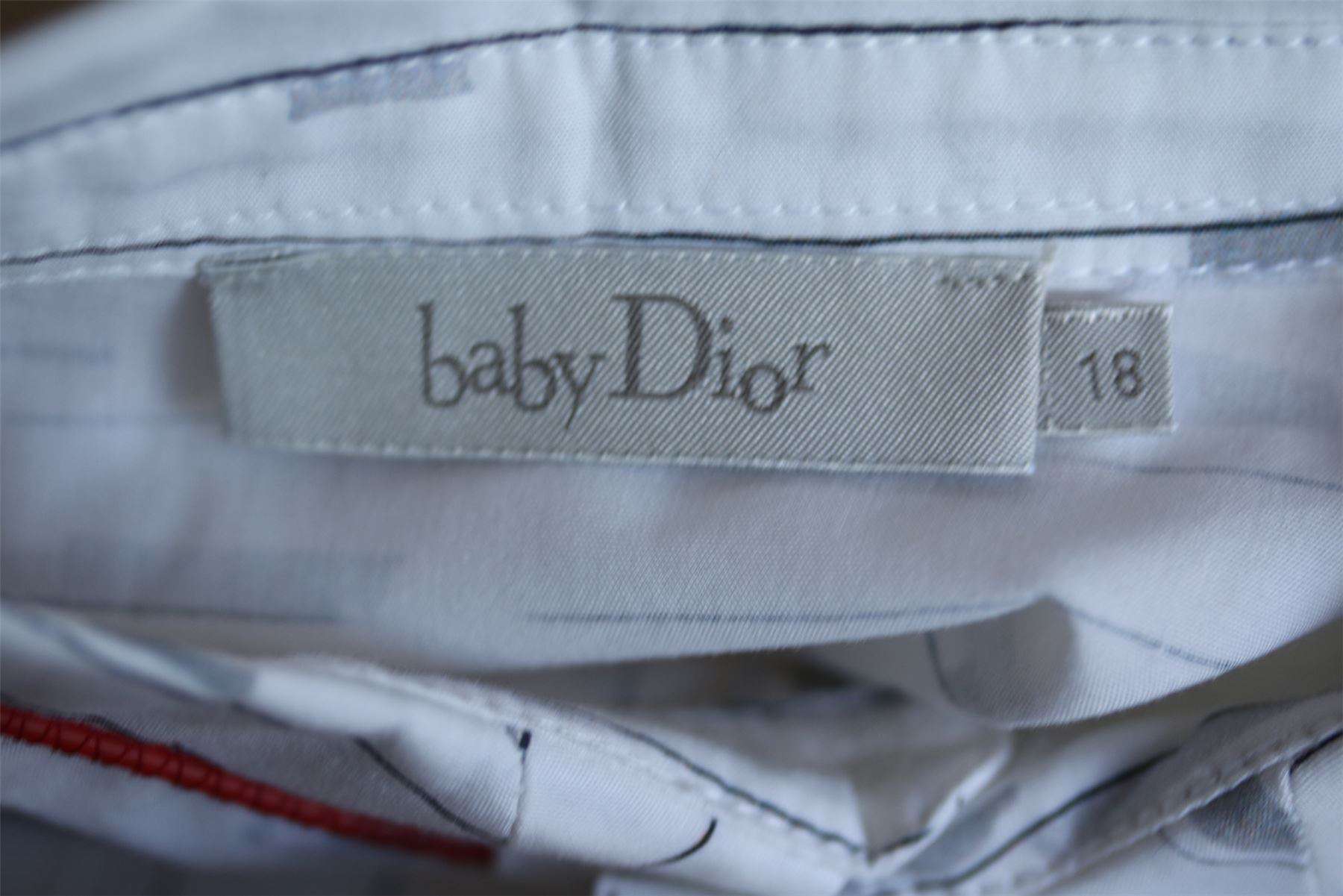 BABY DIOR BOYS WHITE SHIRT 18 MONTHS - Image 3