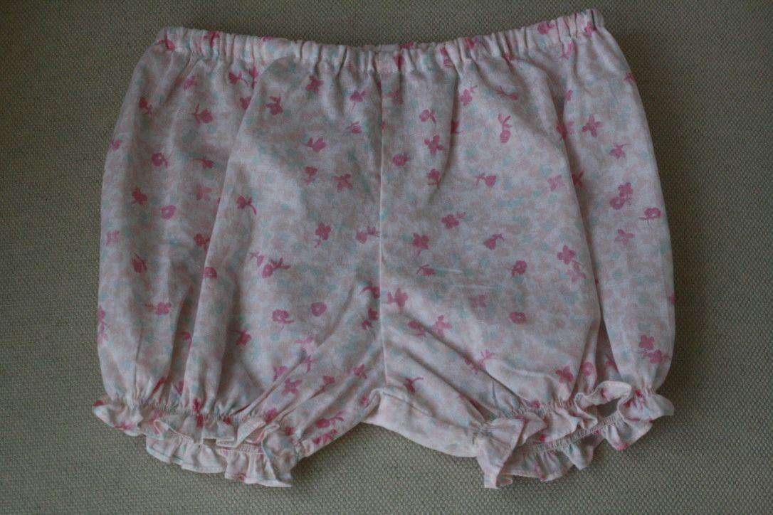 BABY DIOR COTTON FLORAL DRESS BLOOMERS AND HAT SET 18 MONTHS - Image 5