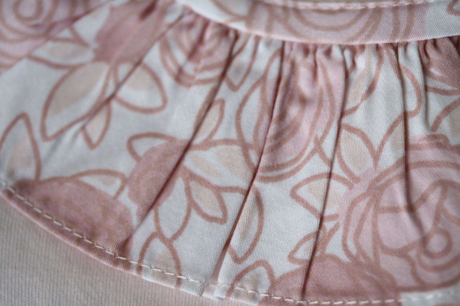 BABY DIOR FLOWER COLLAR PINK BODYSUIT 3 MONTHS - Image 5