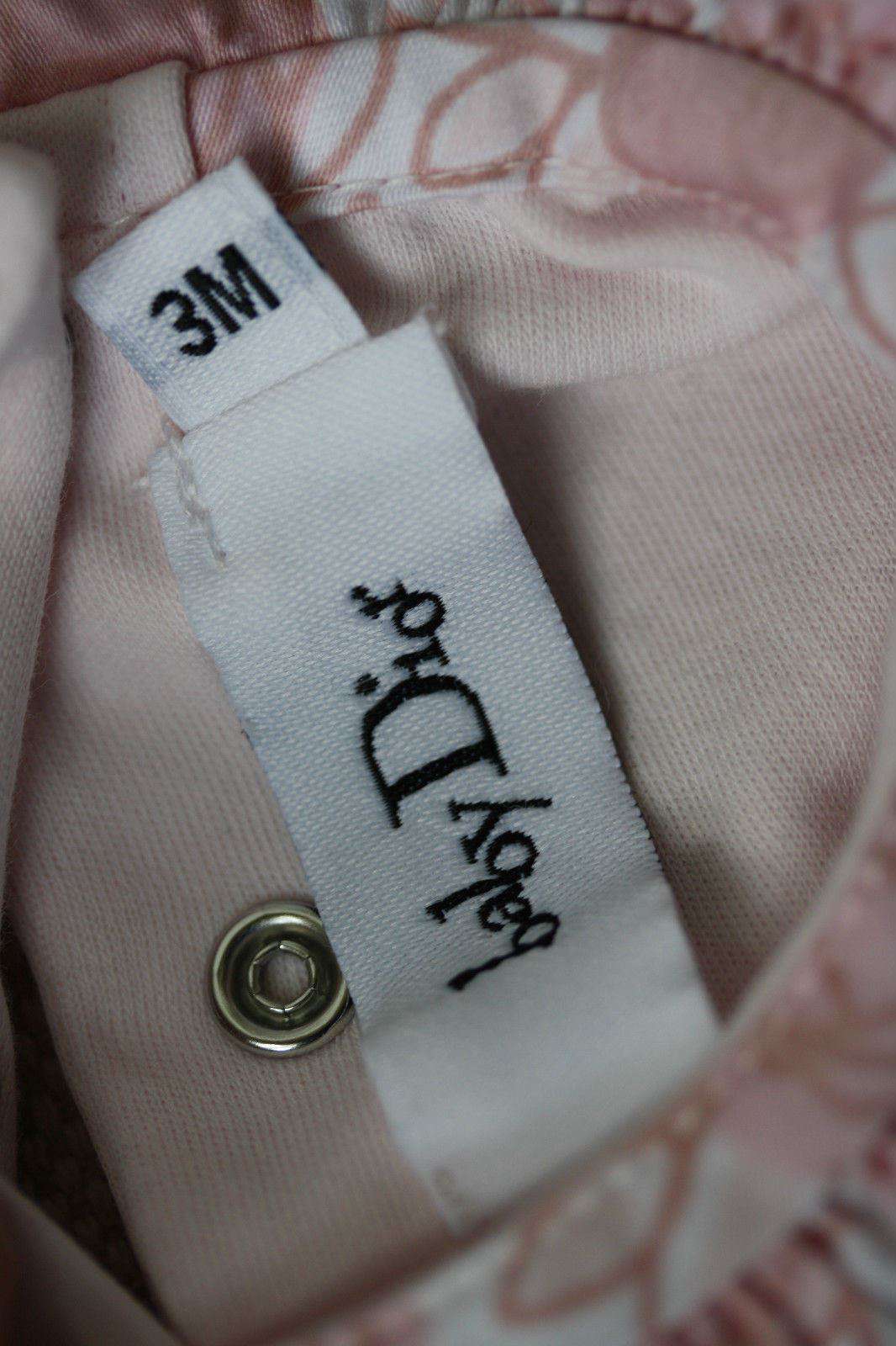 BABY DIOR FLOWER COLLAR PINK BODYSUIT 3 MONTHS - Image 6