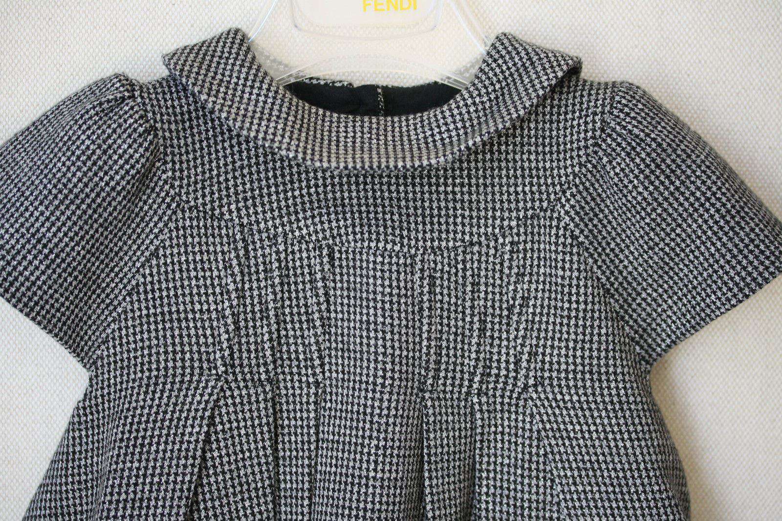 BABY DIOR GREY HOUNDSTOOTH DRESS 24 MONTHS - Image 3