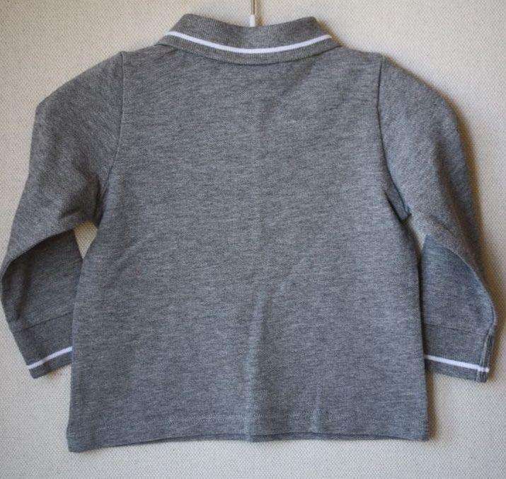 BABY DIOR GREY POLO SHIRT 12 MONTHS - Image 3