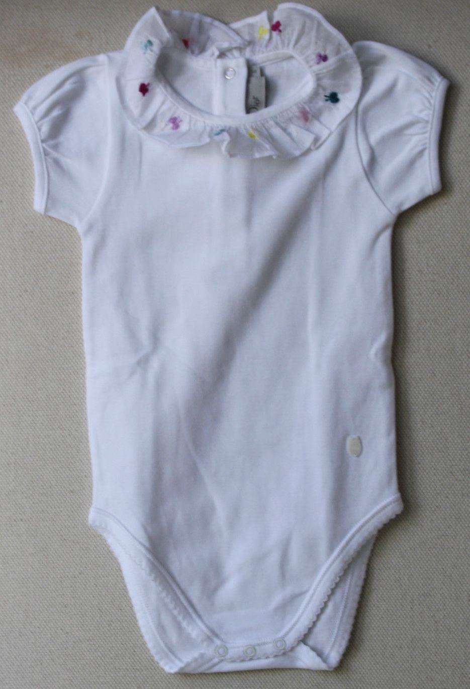 BABY DIOR IVORY WHITE BODYSUIT 6 MONTHS - Image 3