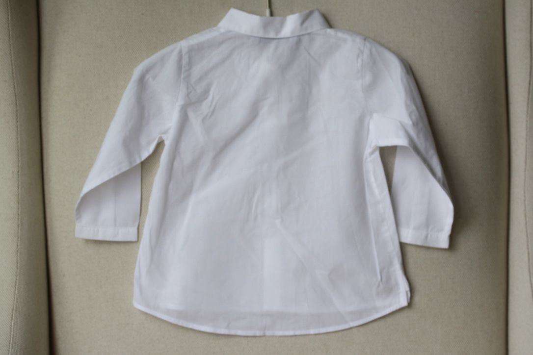 BABY DIOR WHITE COTTON POPLIN SHIRT 6 MONTHS - Image 4