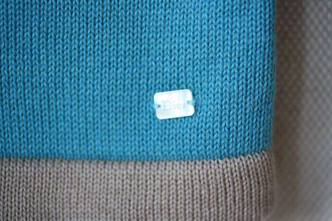 BABY DIOR WOOL AND CASHMERE TRICOT KNIT CARDIGAN 6 MONTHS - Image 3
