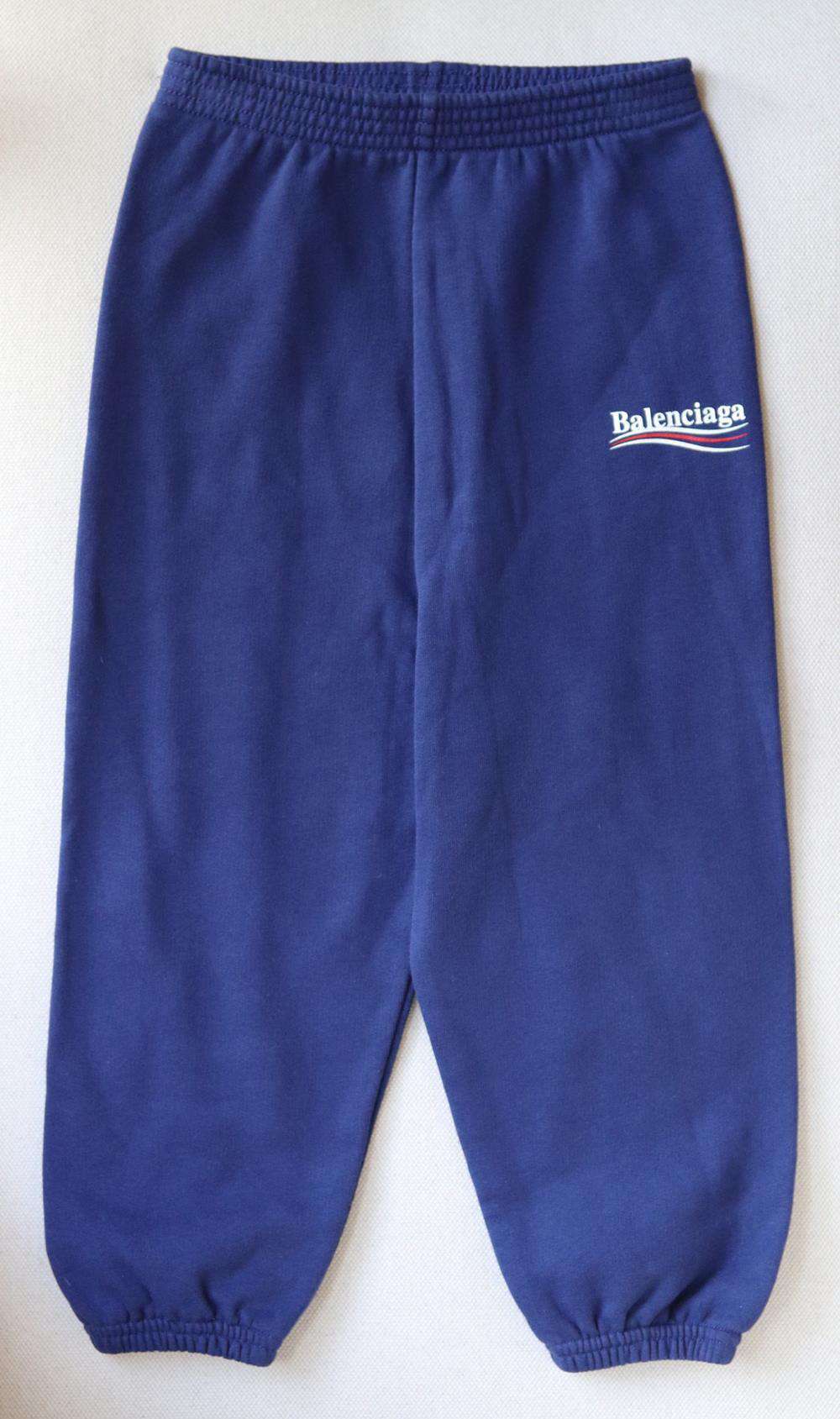 BALENCIAGA BABY UNISEX LOGO COTTON TRACK PANTS 2 YEARS - Image 2