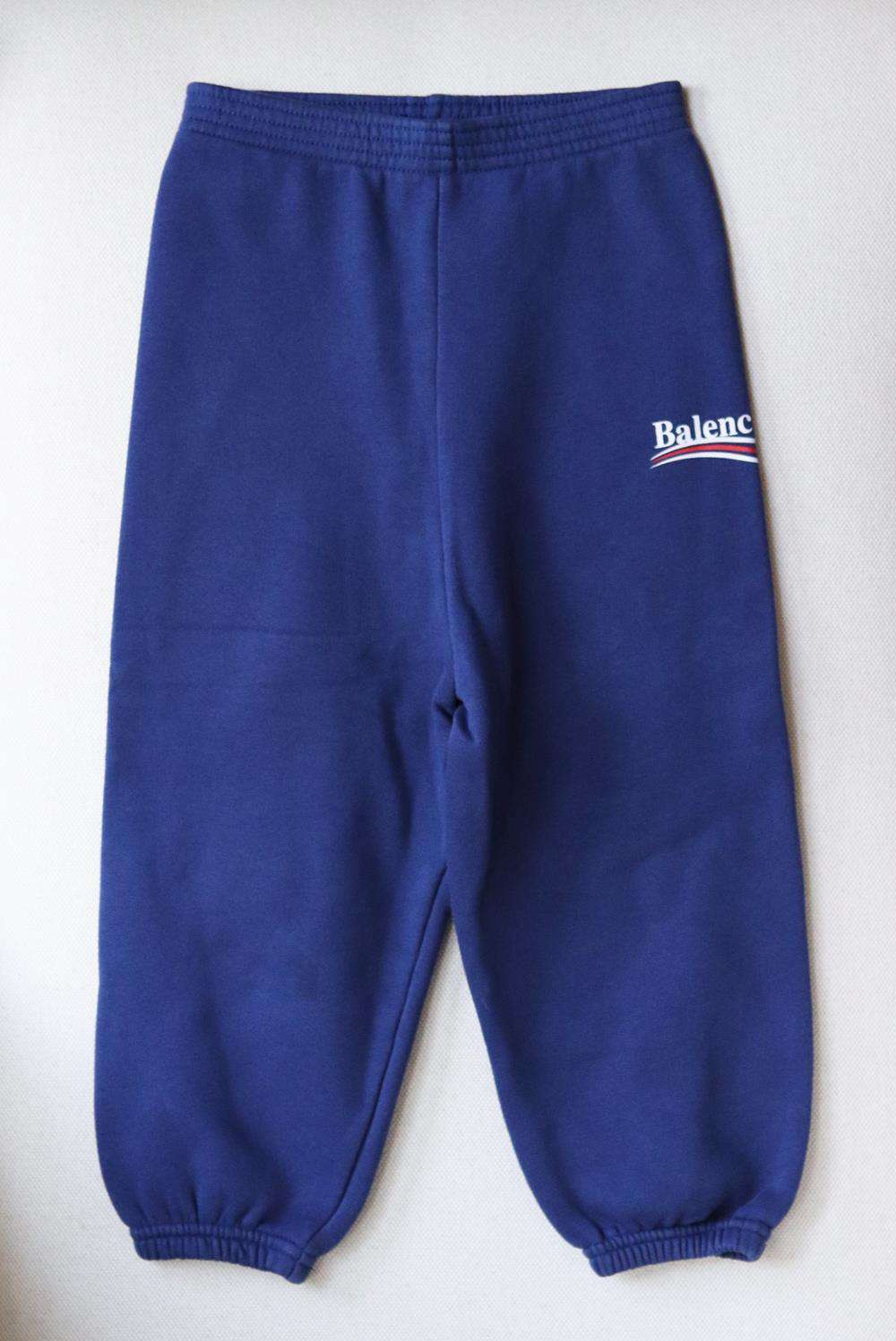 BALENCIAGA BABY UNISEX LOGO COTTON TRACK PANTS 2 YEARS - Image 2