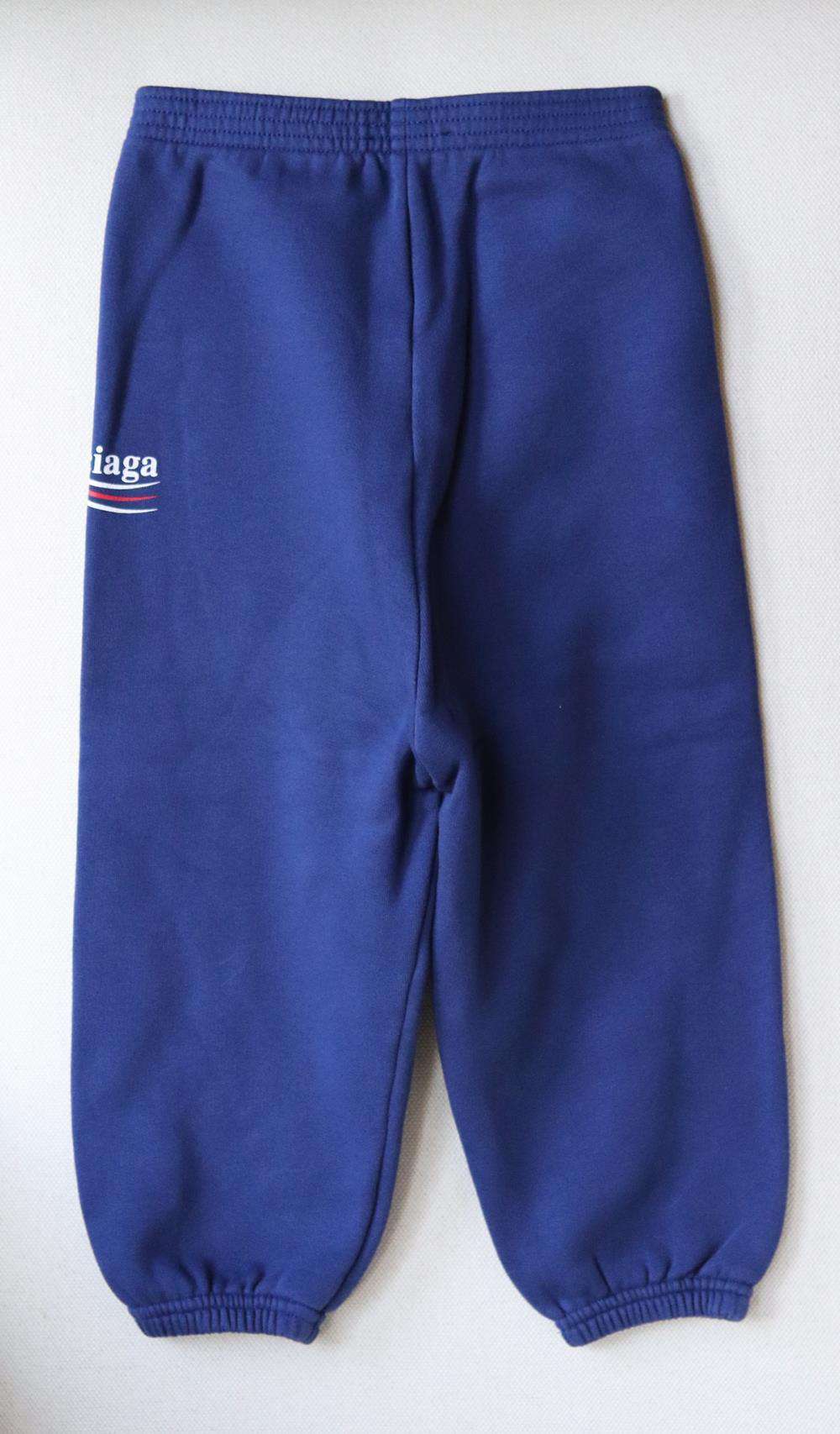 BALENCIAGA BABY UNISEX LOGO COTTON TRACK PANTS 2 YEARS - Image 3