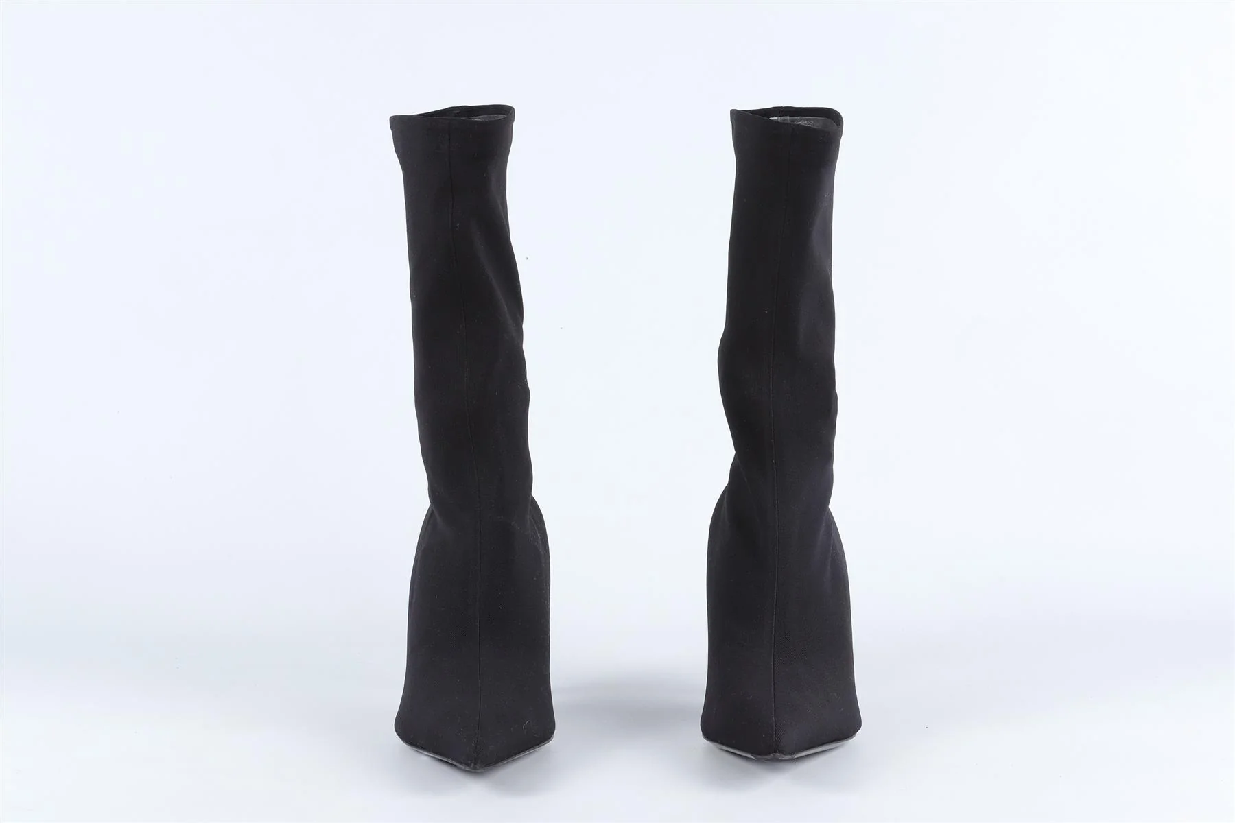 BALENCIAGA BLACK KNIFE ANKLE BOOTS EU 37.5 UK 4.5 US 7.5 - Image 3