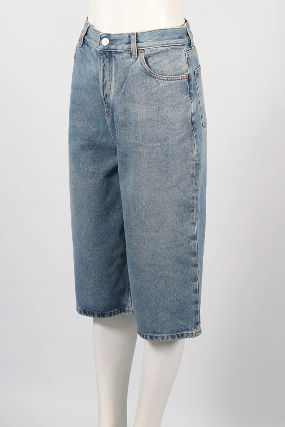 BALENCIAGA DENIM CULOTTES W26 UK 8 - Image 3
