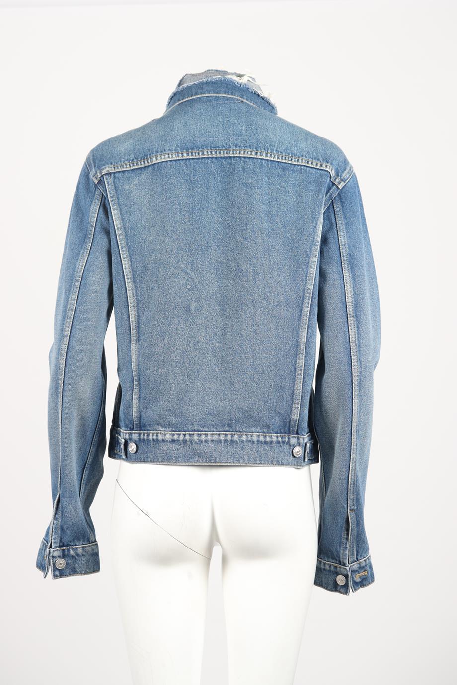 BALENCIAGA DENIM JACKET FR 46 UK 18 - Image 4