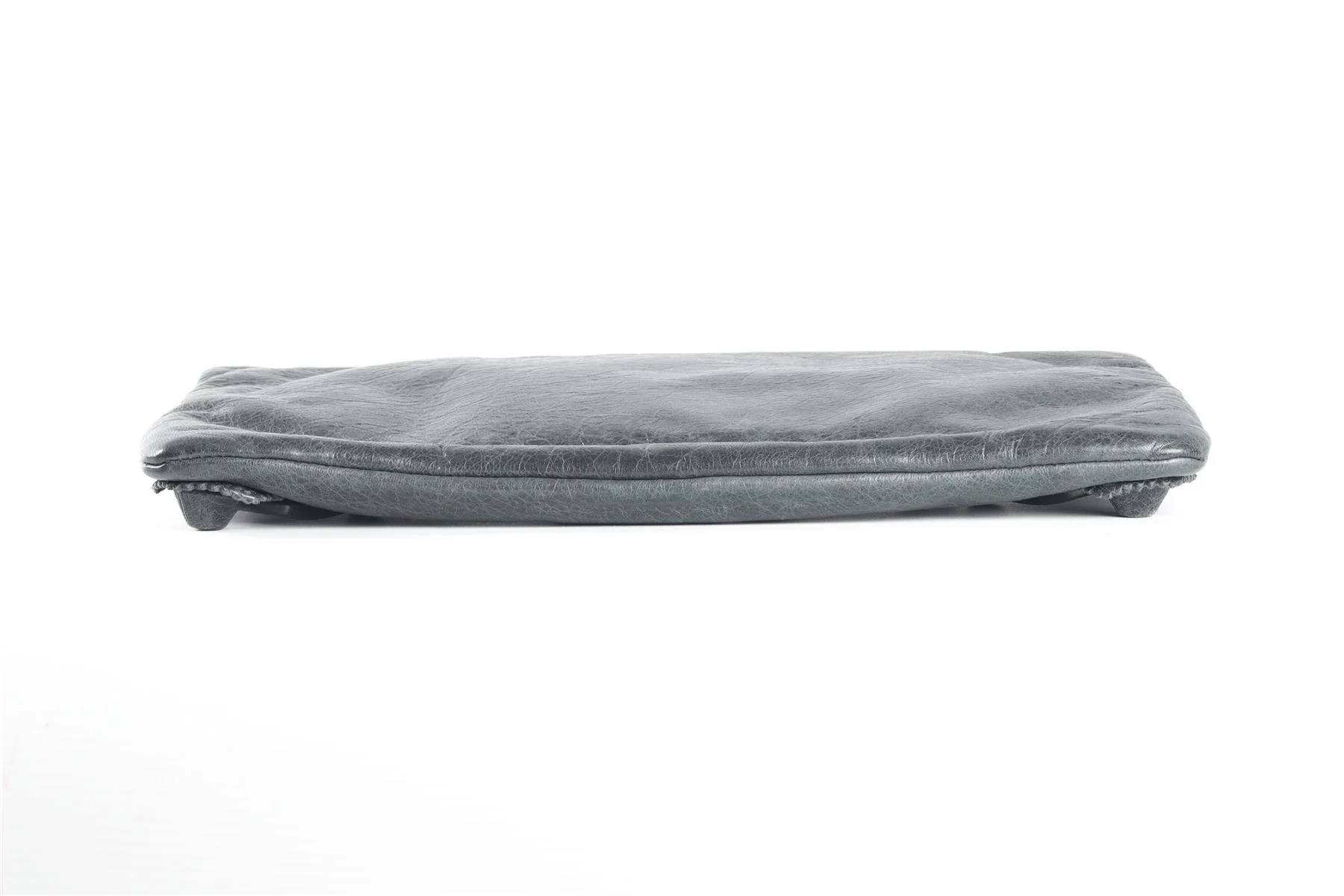 BALENCIAGA GREY GIANT 21 ENVELOPE LEATHER CLUTCH - Image 7