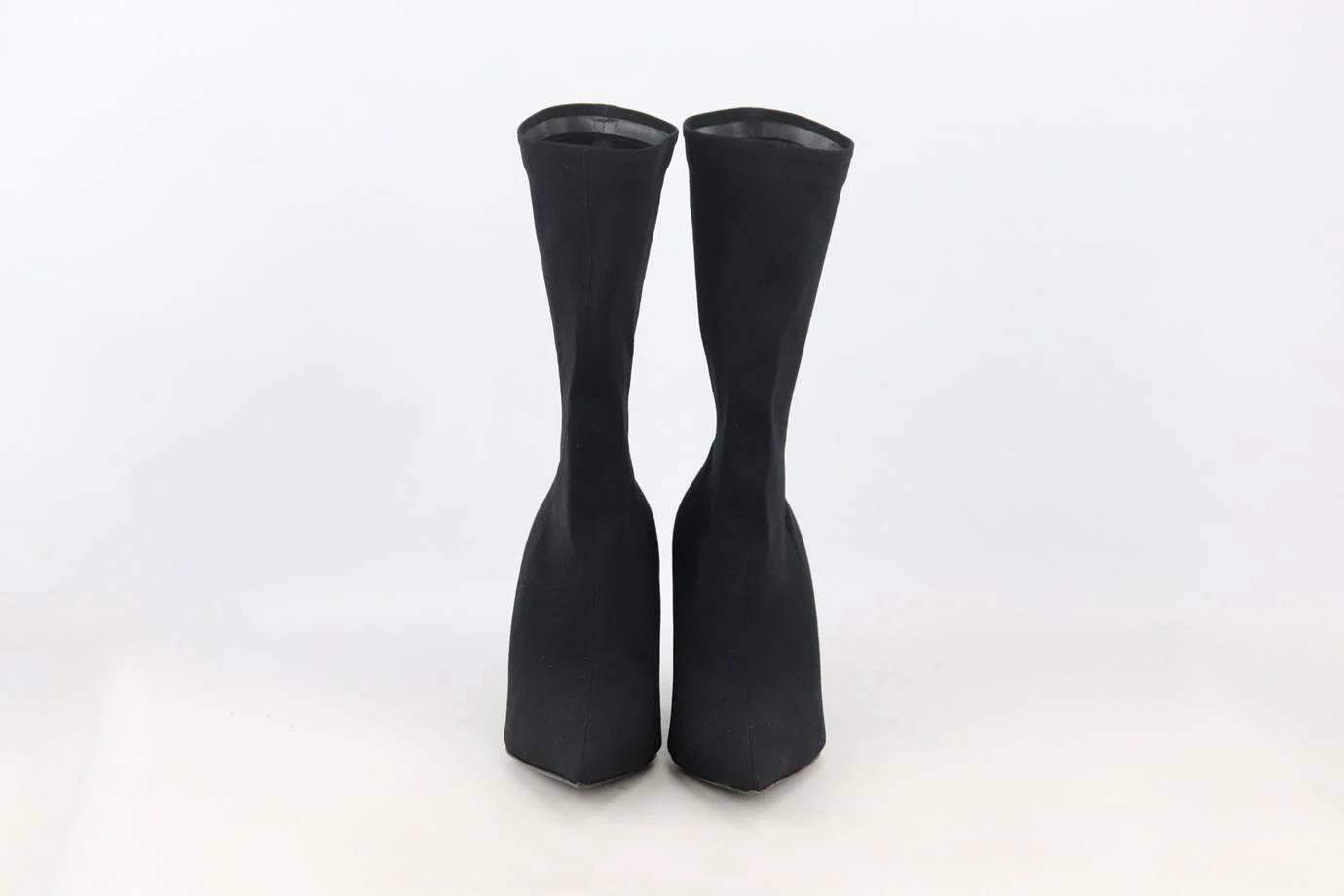 BALENCIAGA KNIFE STRETCH JERSEY ANKLE BOOTS EU 38 UK 5 US 8 - Image 3