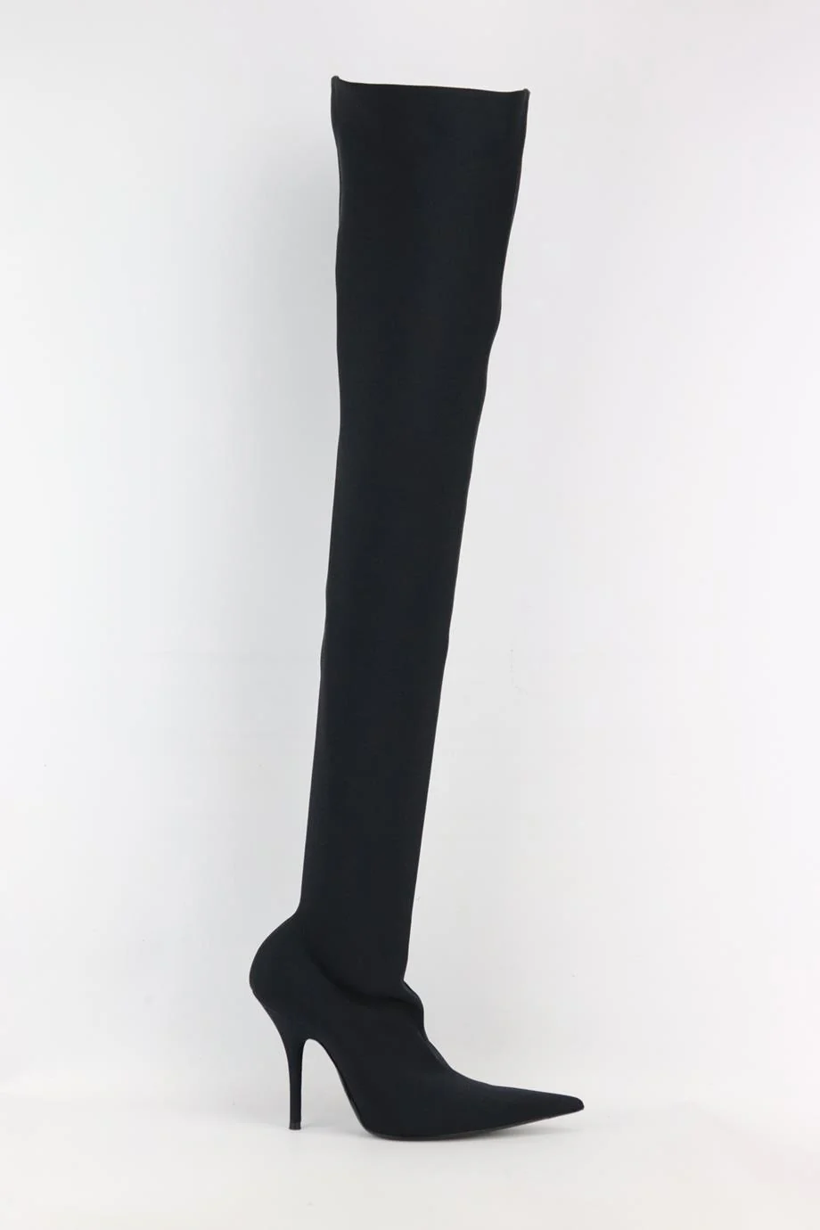 BALENCIAGA KNIFE STRETCH JERSEY OVER THE KNEE BOOTS EU 37.5 UK 4.5 US 7.5 - Image 2