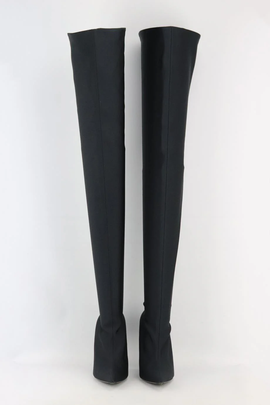 BALENCIAGA KNIFE STRETCH JERSEY OVER THE KNEE BOOTS EU 37.5 UK 4.5 US 7.5 - Image 3