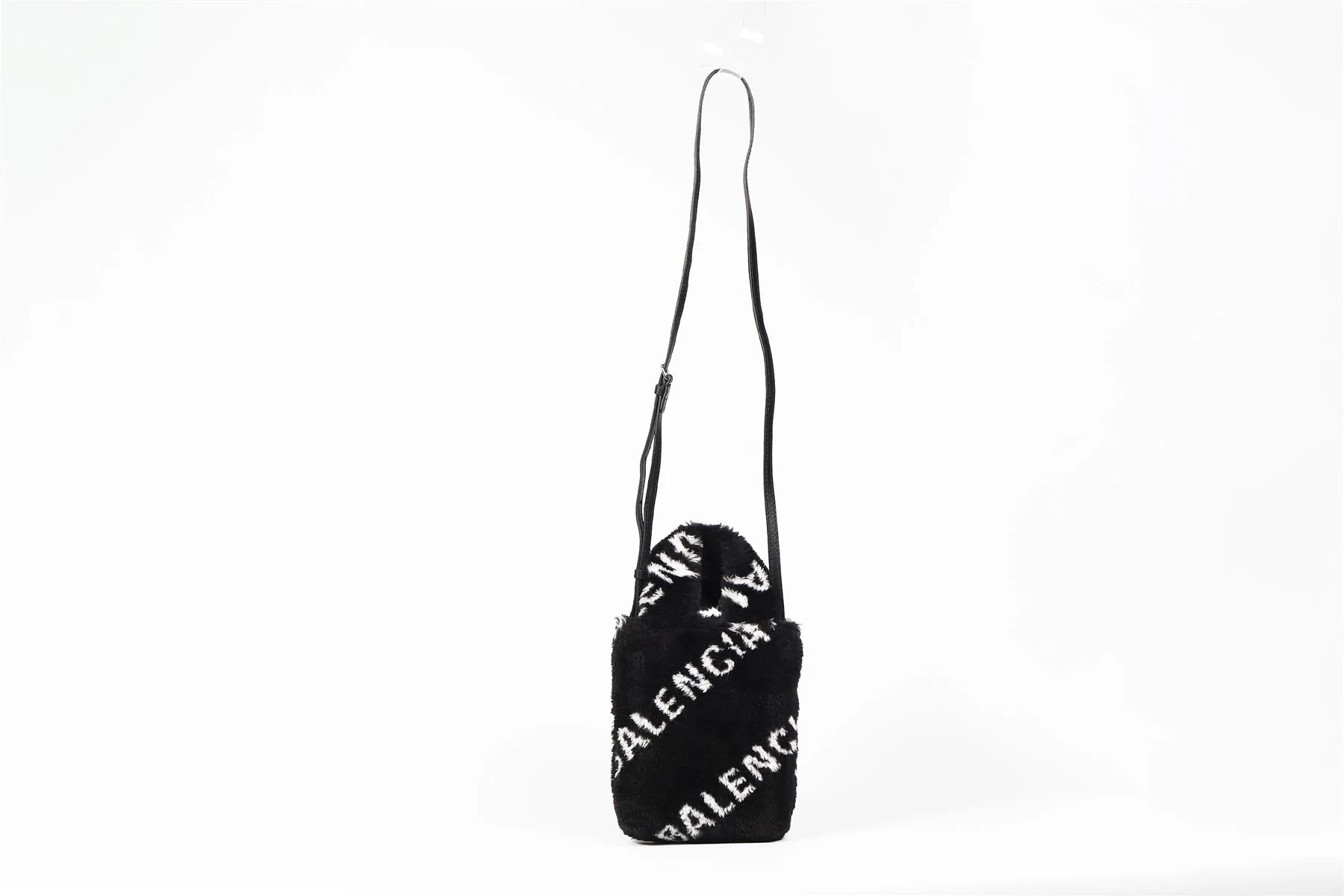 BALENCIAGA MINI FAUX FUR SHOULDER BAG - Image 3