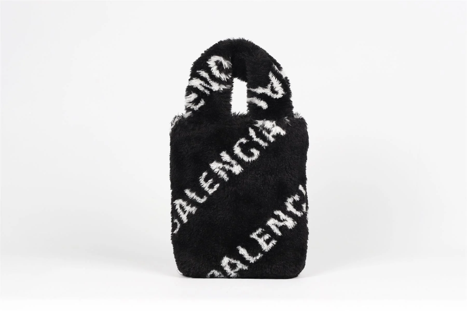 BALENCIAGA MINI FAUX FUR SHOULDER BAG - Image 6