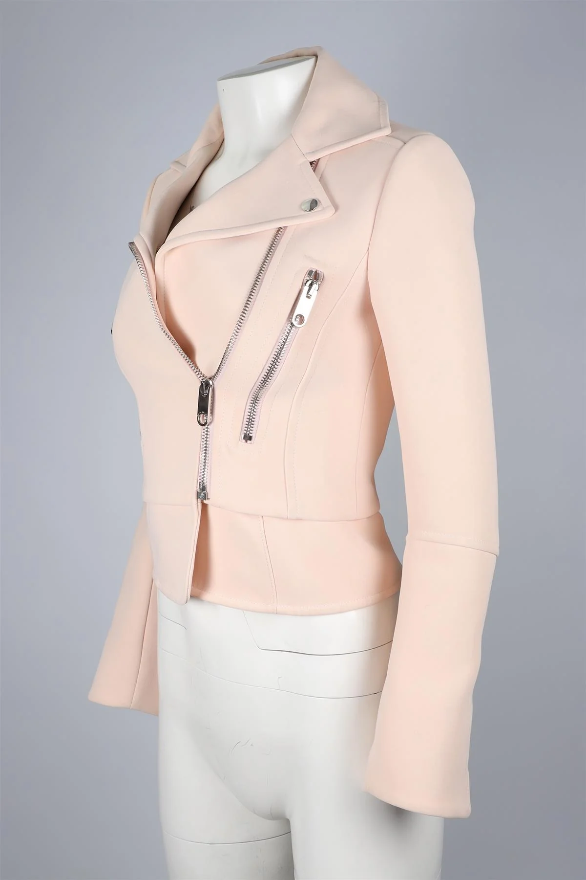 BALENCIAGA PINK CREPE JACKET FR 34 UK 6 - Image 3