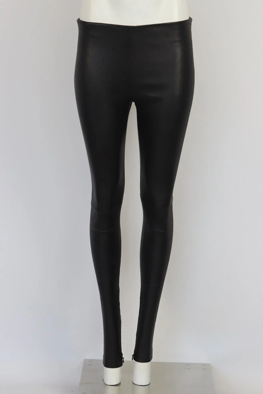 BALENCIAGA STRETCH LEATHER PANTS FR 36 UK 8 - Image 2