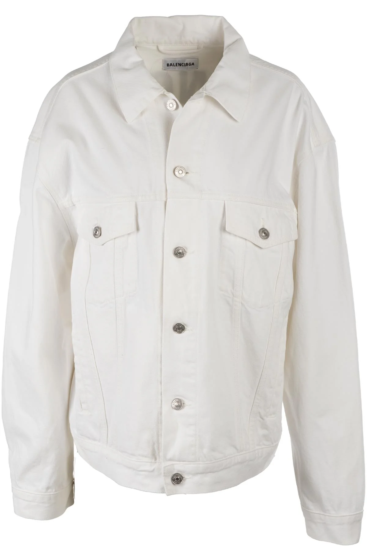 BALENCIAGA WHITE DENIM JACKET IT 40 UK 8