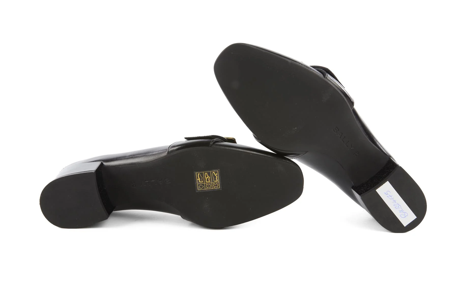 BALLY BLACK LEATHER LOAFERS EU 39 UK 6 US 9 - Image 6